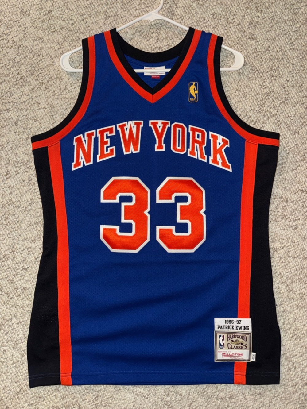 Mitchell & Ness Patrick Ewing New York Knicks Hardwood Classic
